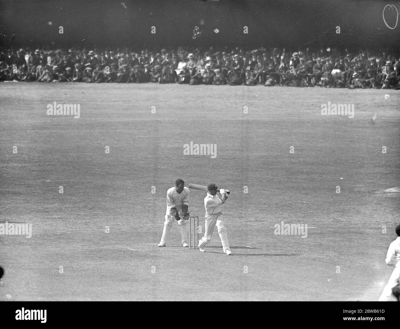 Herren gegen Spieler im Oval . Der Hon C Bruce Batting . 29 Juni 1921 Stockfoto