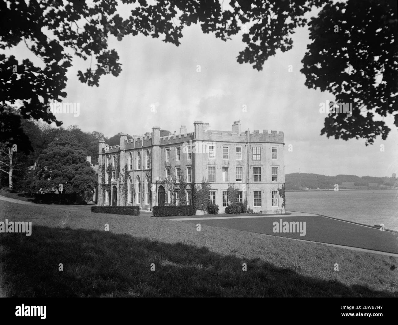 Marquess of Anglesey ' s Wohnsitz in Nord-Wales in Plas Newydd. Stockfoto