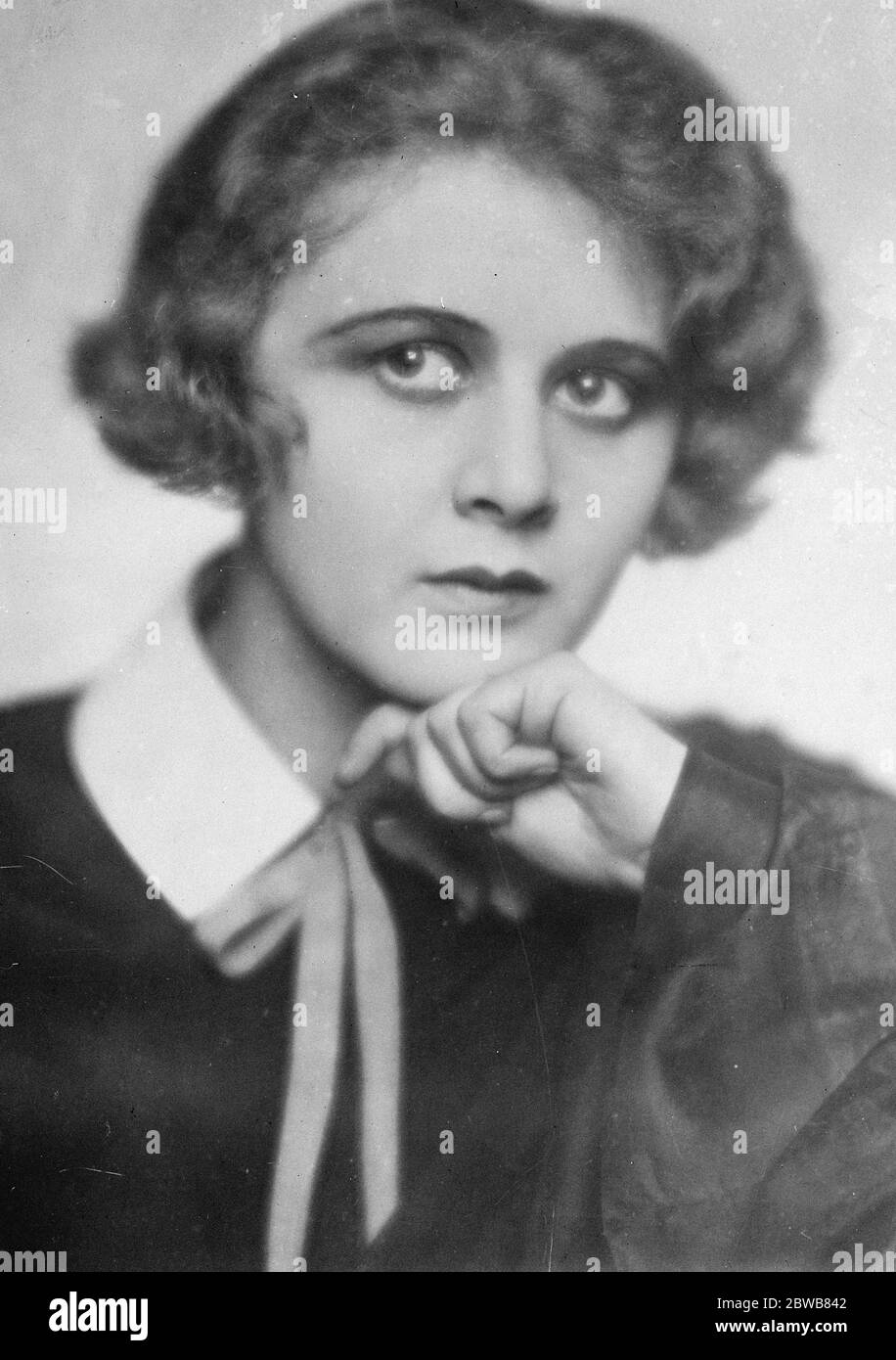 Frau Elsie Altmann Loos , österreichischer Opernstar. 24. Januar 1925 Stockfoto