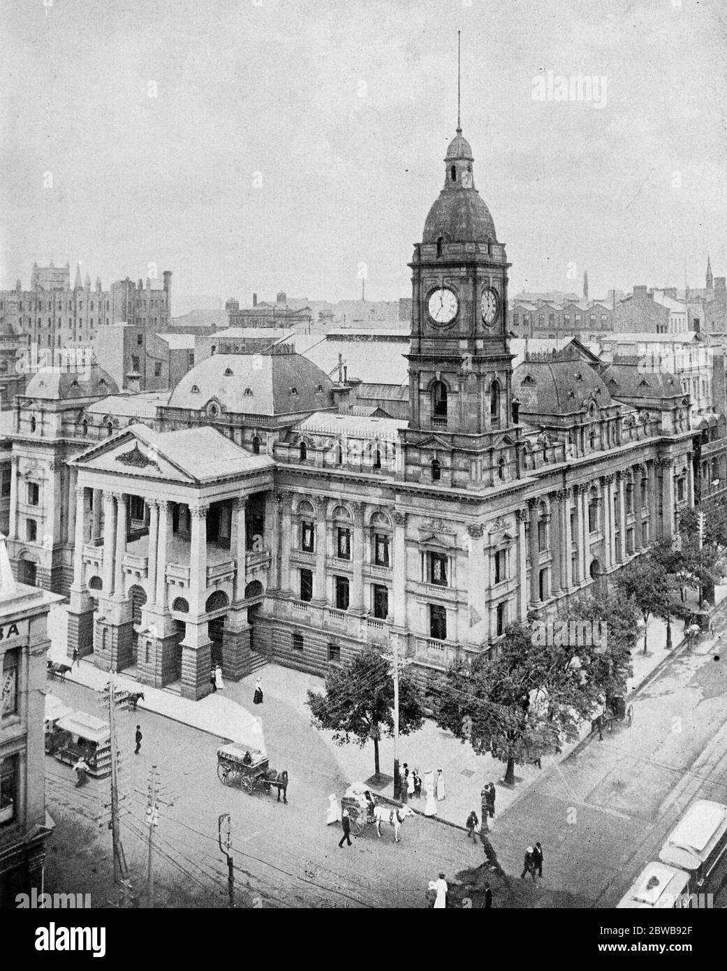 Melbourne Town Hall, Australien. Februar 1925 Stockfoto