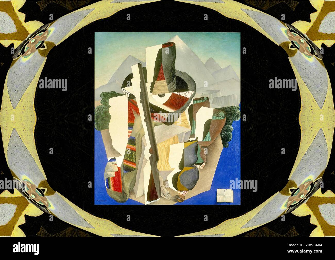 Landschaft Im Zapata-Stil Stockfoto