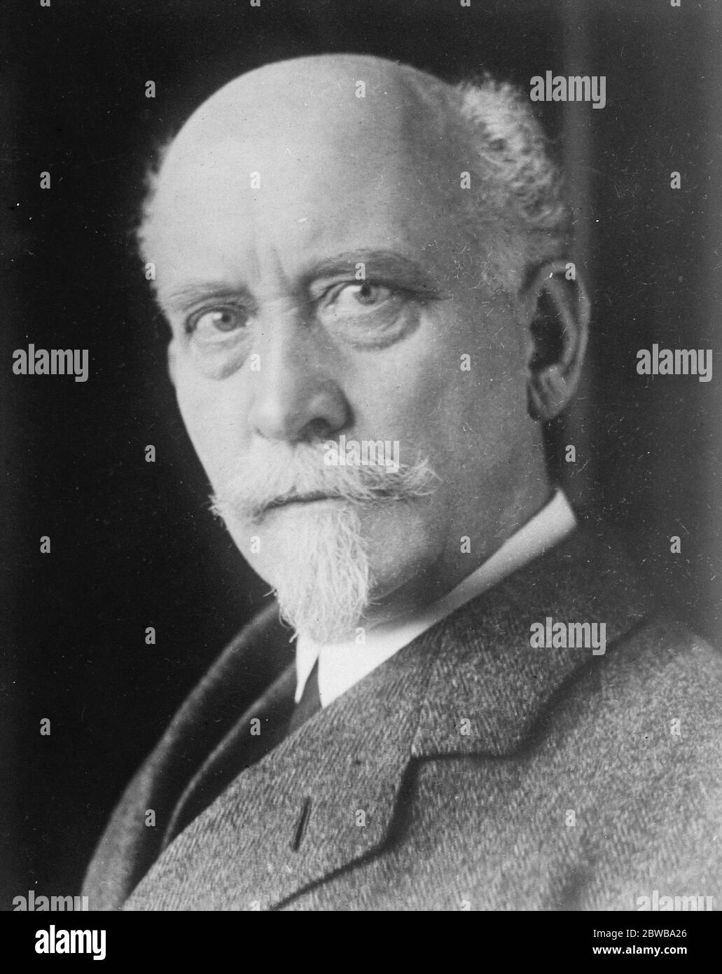 Philipp Scheidemann, ein deutscher sozialdemokratischer Politiker (SDP) und war der zweite Kanzler der Weimarer Republik. 1924 Stockfoto