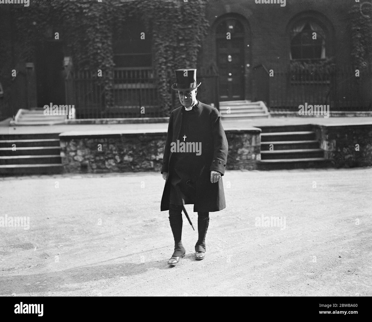 Nationalversammlung der Kirche von England Missionar council . Jahresempfang in Great Hall, Church House, Westminster. Tha Erzbischof von Canterbury . 14 Juli 1925 Stockfoto