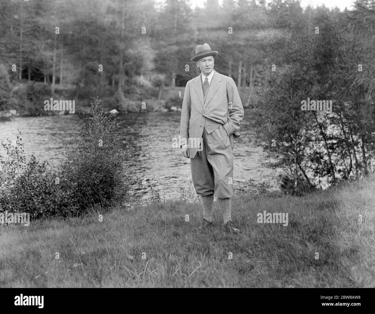 Herr Johnson, der König 's Sergeant Fußmann. 10. September 1923 Stockfoto
