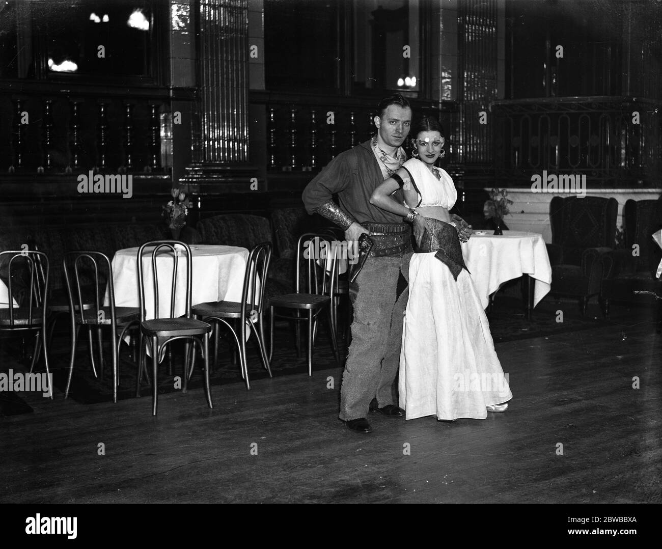 London Sketch Club Tanz in den Wharncliffe Zimmer . 1934 Stockfoto