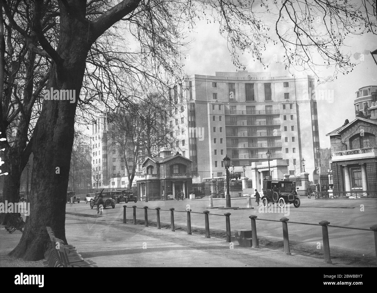 Aufgenommen für Mr Studd , illustrierte Zeitungen innen und außen des Dorchester Hotels 17. April 1931 Stockfoto