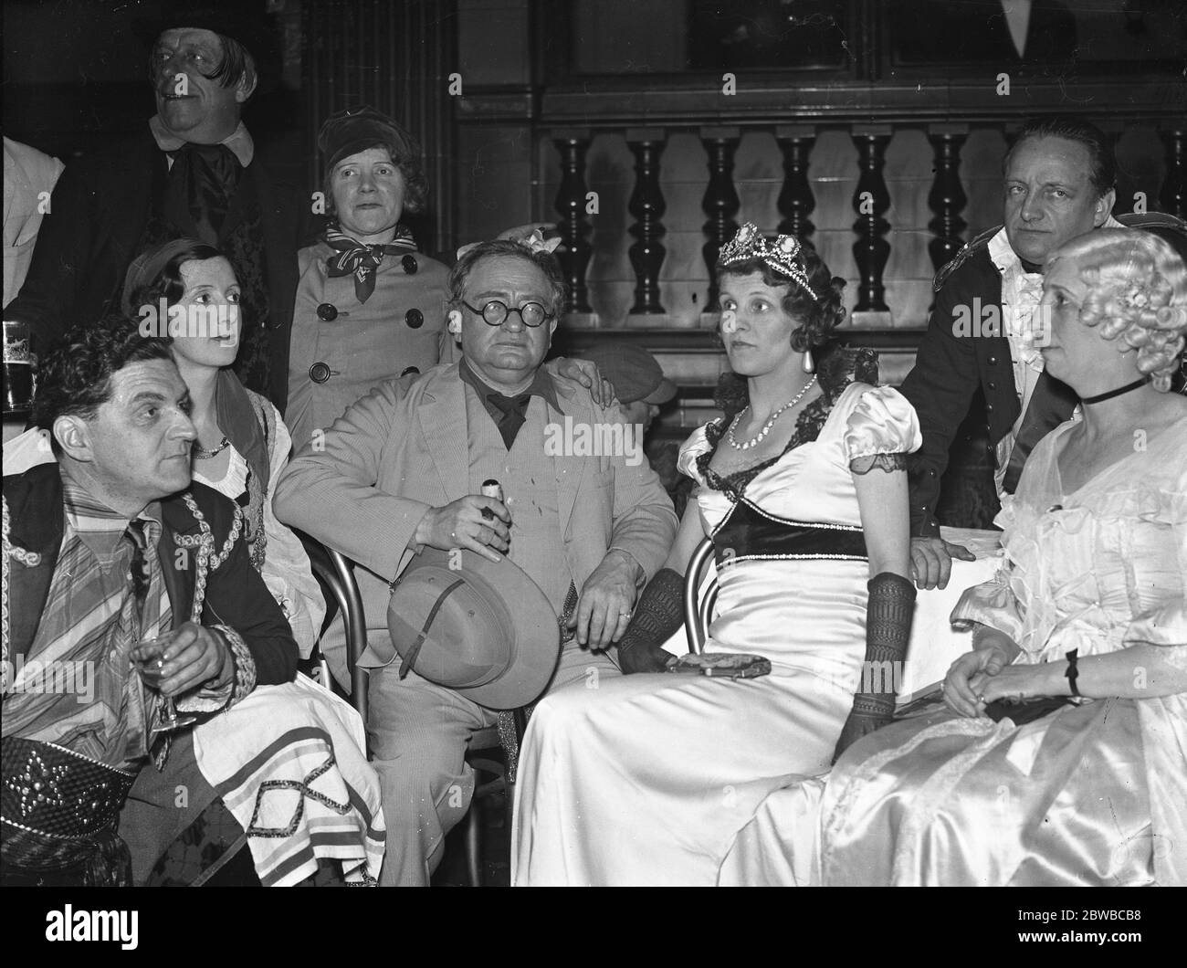 London Sketch Club Tanz in den Wharncliffe Rooms . Herr Mark Hambourg und Frau Strube . 1934 Stockfoto