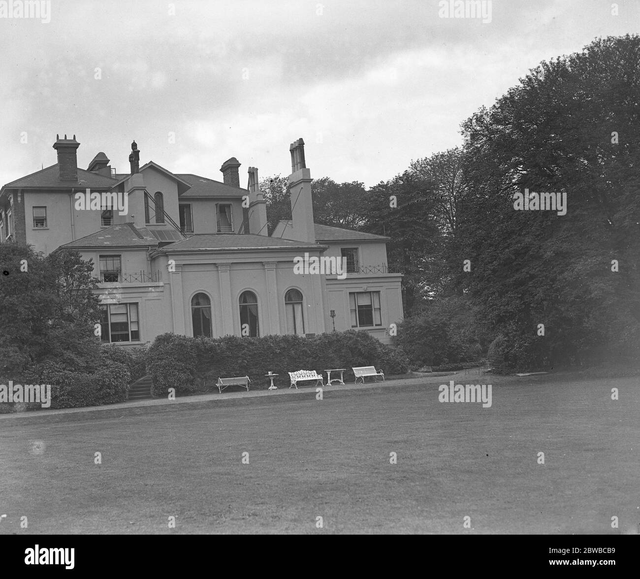 North Lodge, Regents Park, der neue Country Club, der von Grecian Prince und Princess geführt wird Stockfoto