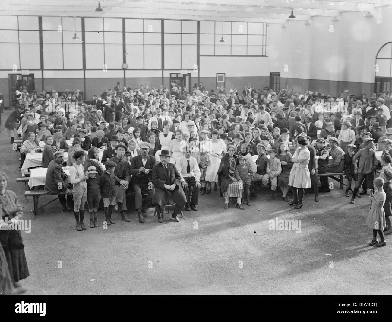 Atlantic Park , Emigrantenstation in Southampton dritte Klasse Passagiere aus der ' Empress of Scotland ' in der Juden Halle 21 Juni 1939 Stockfoto