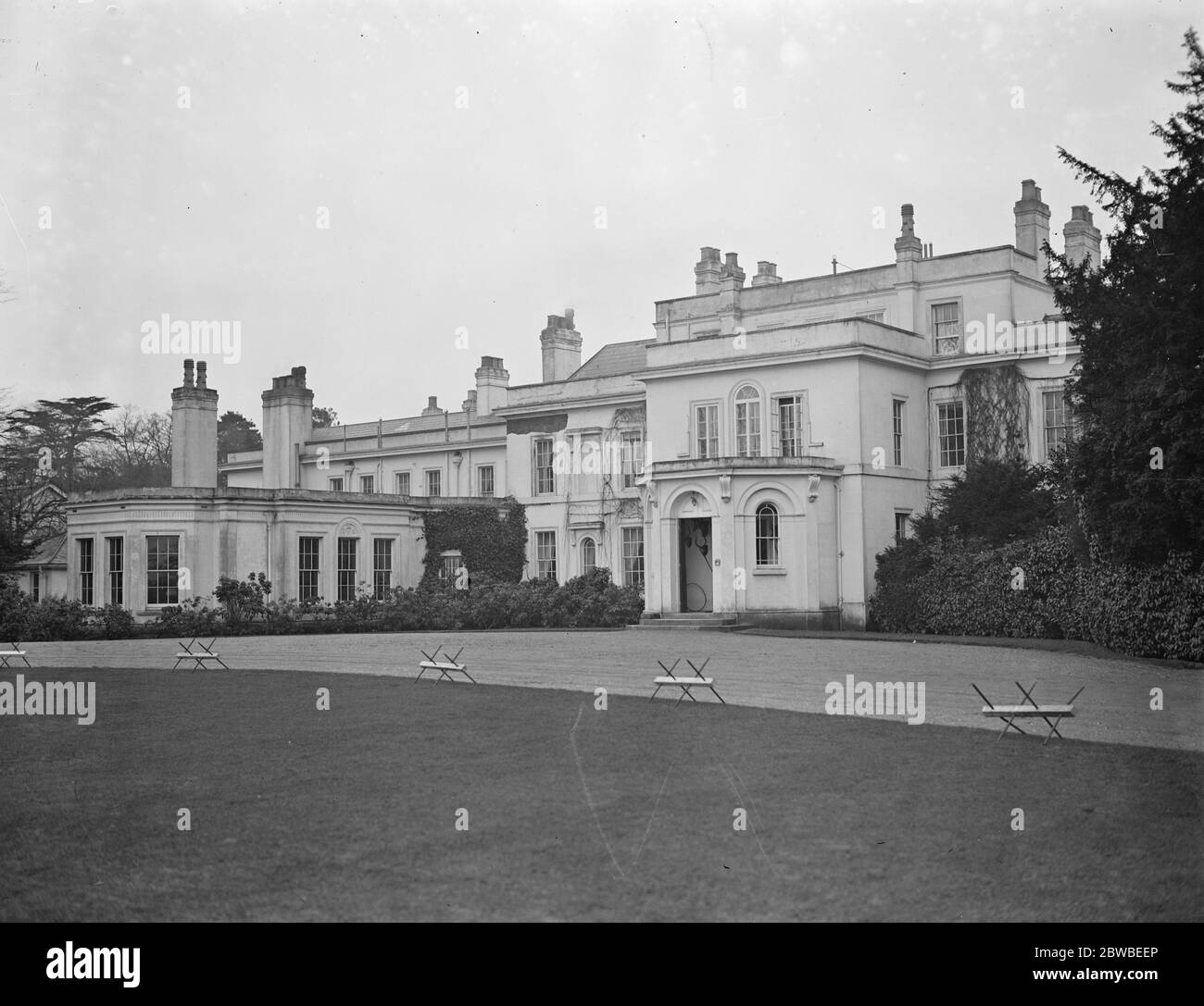 Warfield Hall , in der Nähe von Bracknell , Wohnsitz von Herrn W i Shard , 14. Januar 1928 Stockfoto