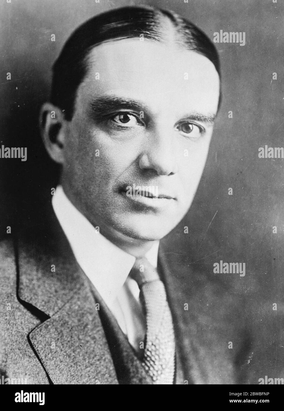 Der Mann, der den Dawes-Plan betreibt. Herr Owen D Young , Wer , es wird berichtet, ist der Dawes-Plan für einen Zeitraum von drei Monaten zu betreiben . Bis 26. August 1924 Stockfoto