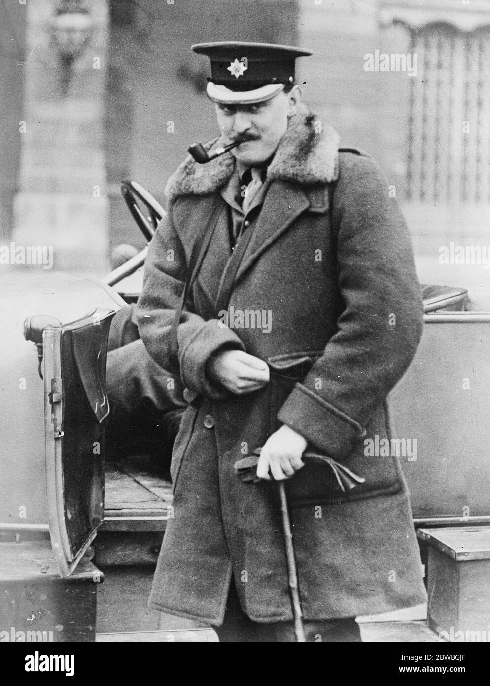 Viscount Castlerosse "als Polizist" in Amerika an einer republikanischen Konvention in Cleveland, Ohio, bot seine Dienste, wenn der Sergeant in Arms rief um Hilfe 12 Juni 1924 Stockfoto