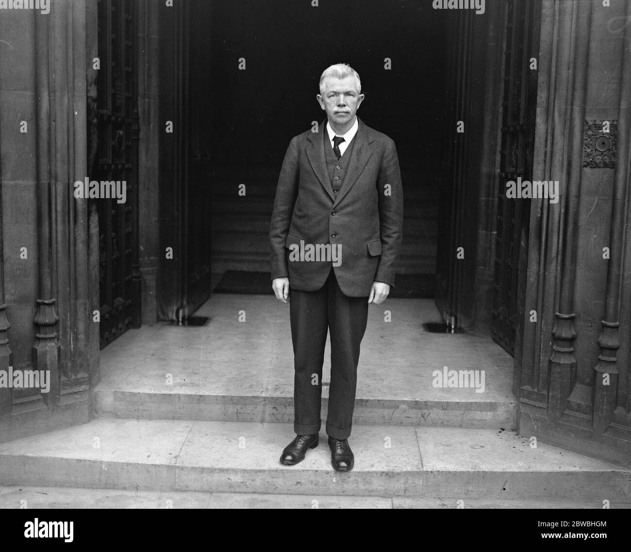 Labor große Waffe, um die Regierung zu Fall bringen. Herr J R Clynes , MP , der die Labour-No-Confidence-Änderung, die seine Partei zuversichtlich glaubt, wird Herrn Baldwin Regierung zu Fall bringen wird bewegen . 16. Januar 1924 Stockfoto
