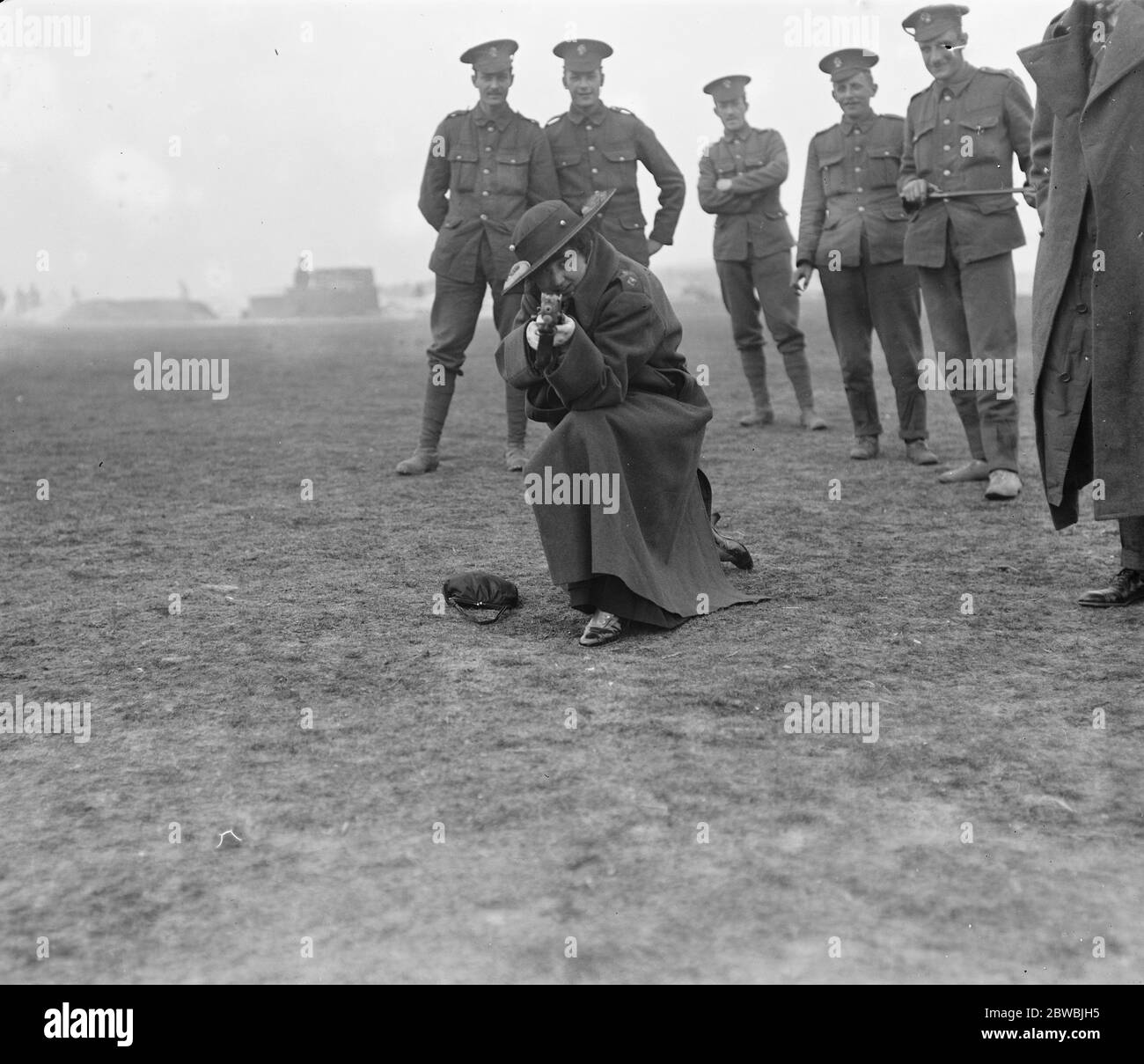 Daly's Camp Tour Miss Nellie Taylor im Windmill Camp, Ludgershall Stockfoto