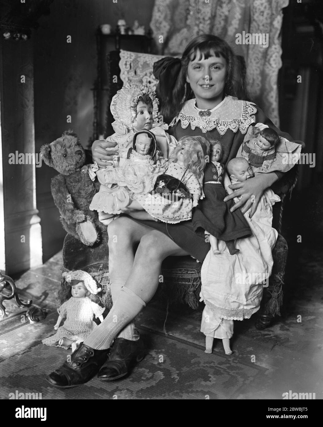 Miss Edna Maude, Kindertänzerin. Stockfoto