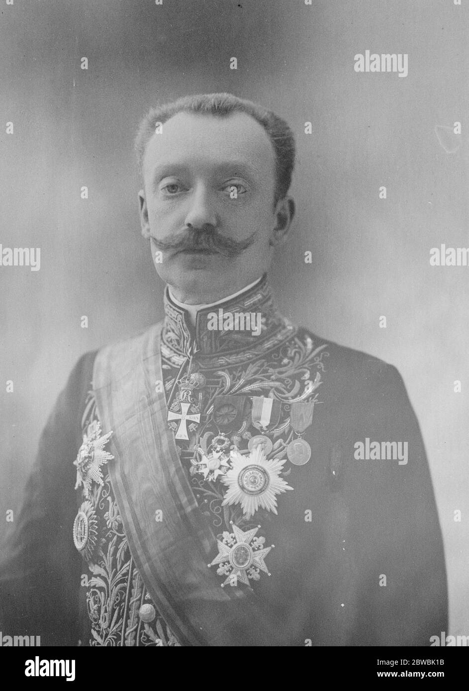 Neuer französischer Botschafter in Deutschland M de Margerie , der neu ernannte französische Botschafter in Deutschland 9. Oktober 1922 Stockfoto