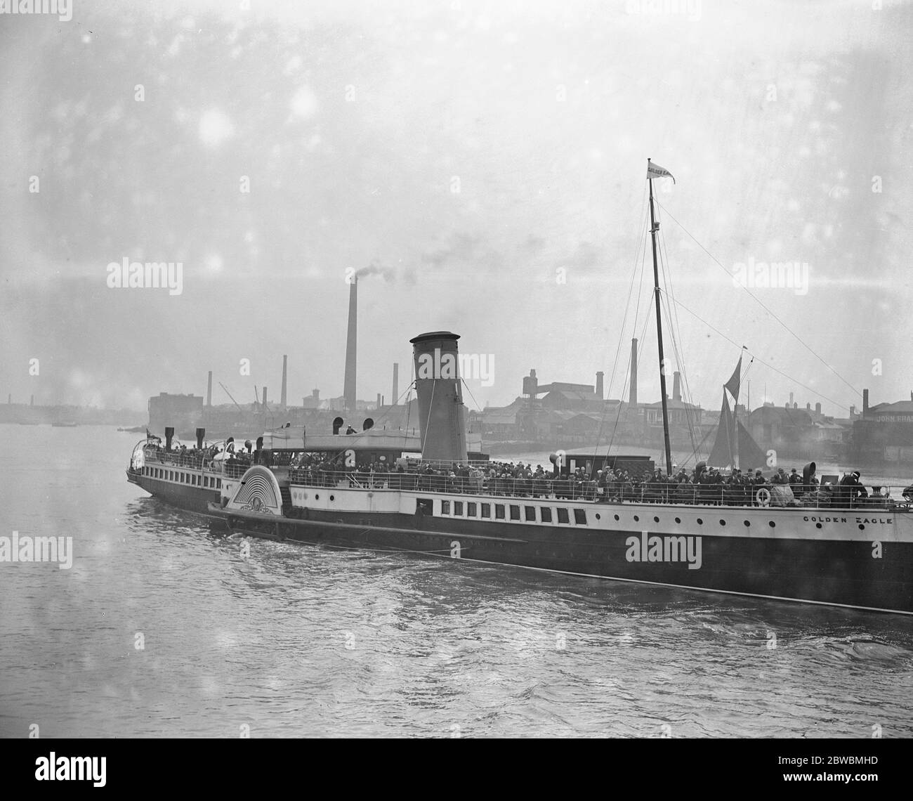 Der Lustdampfer ' Golden Eagle ' 22 Mai 1926 Stockfoto