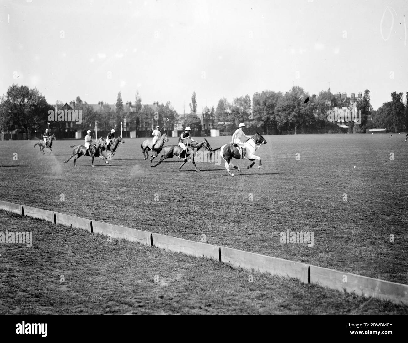 Polo in Hurlingham -Finale des Whitney Cup Argentinien ( Auswärtsturnier ) gegen Quidnuncs 28. Mai 1922 Stockfoto