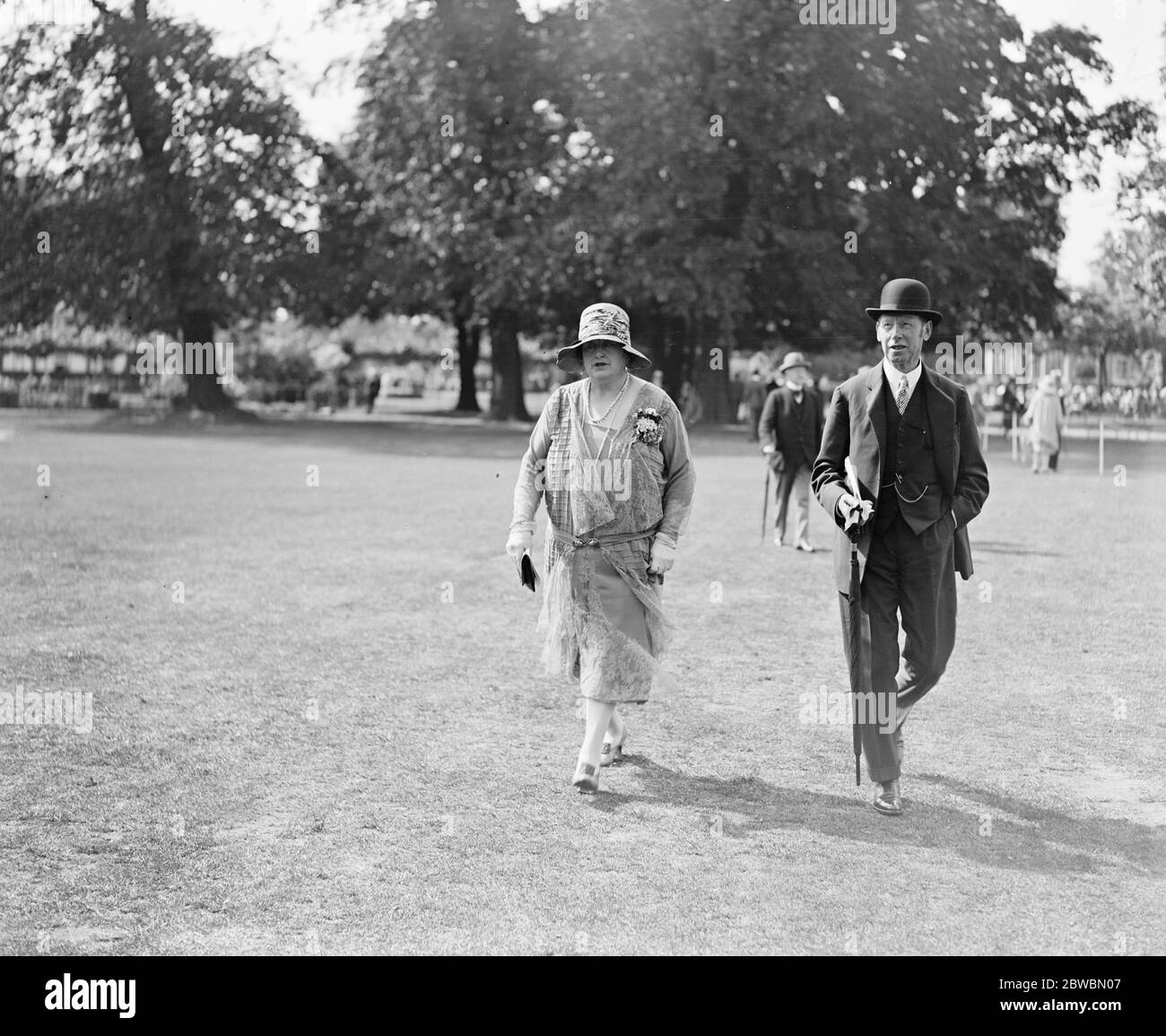 Ranelagh Polo Club - ( Jumping Competition Day ) Earl und Gräfin Lindsay 7 Juli 1928 Stockfoto
