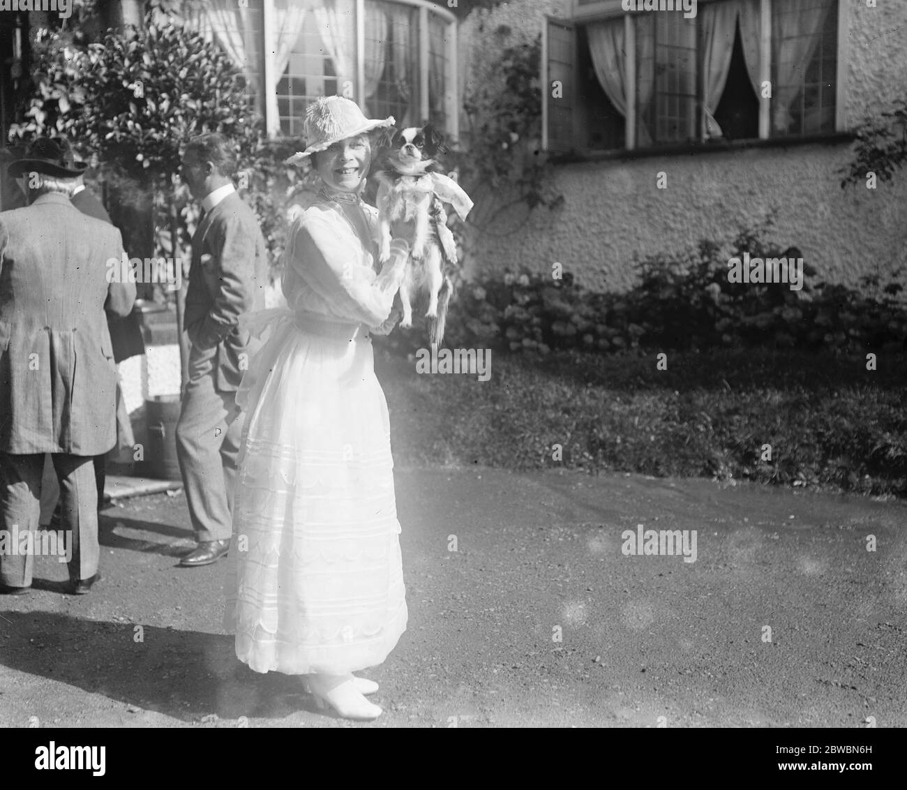 Vesta Tilley (Frau Walter De Freee 0 feiert ihre Silberhochzeit in Maidenhead Stockfoto