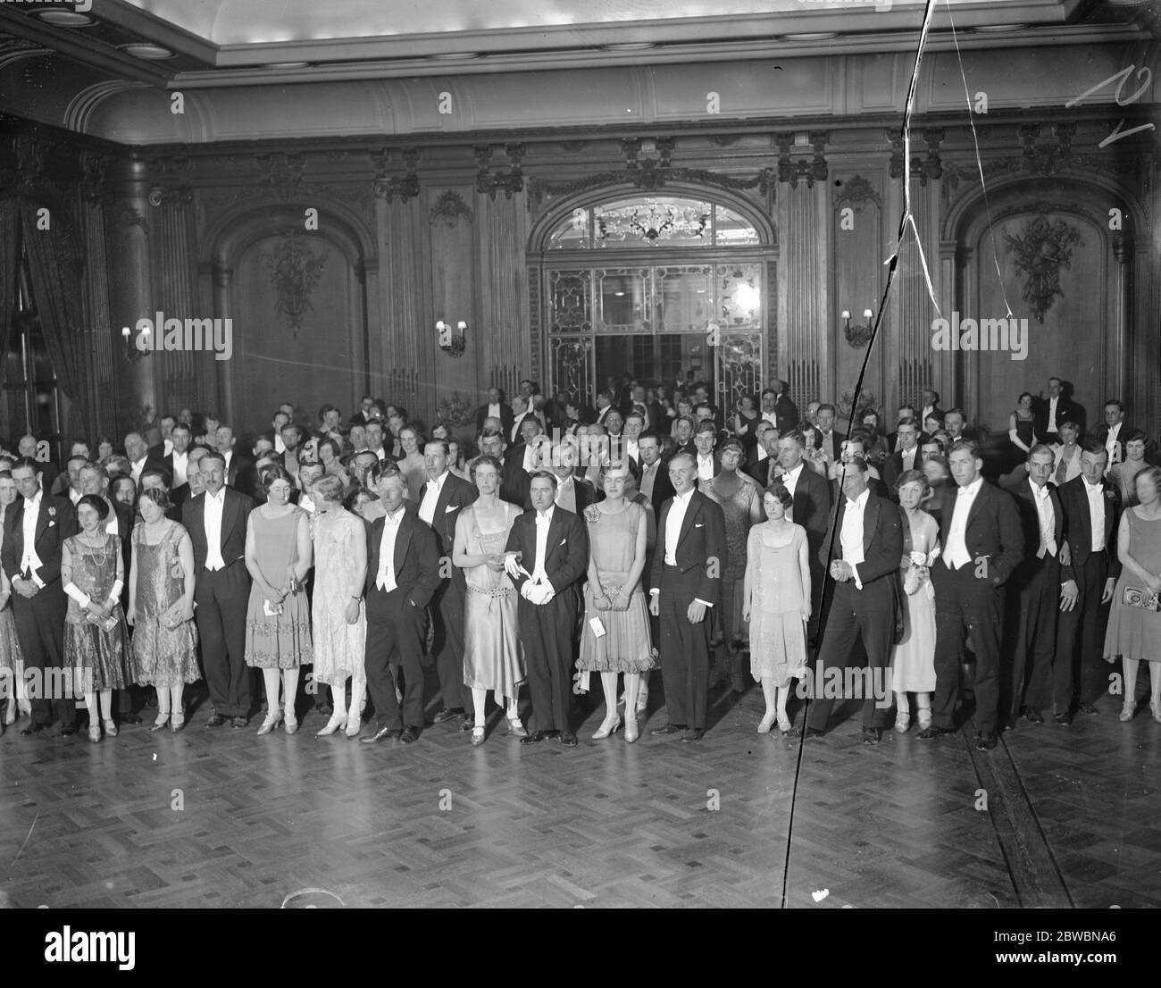 Benefizball an Bord der SS Majestic im Southampton Guest im Ballsaal 14. April 1926 Stockfoto