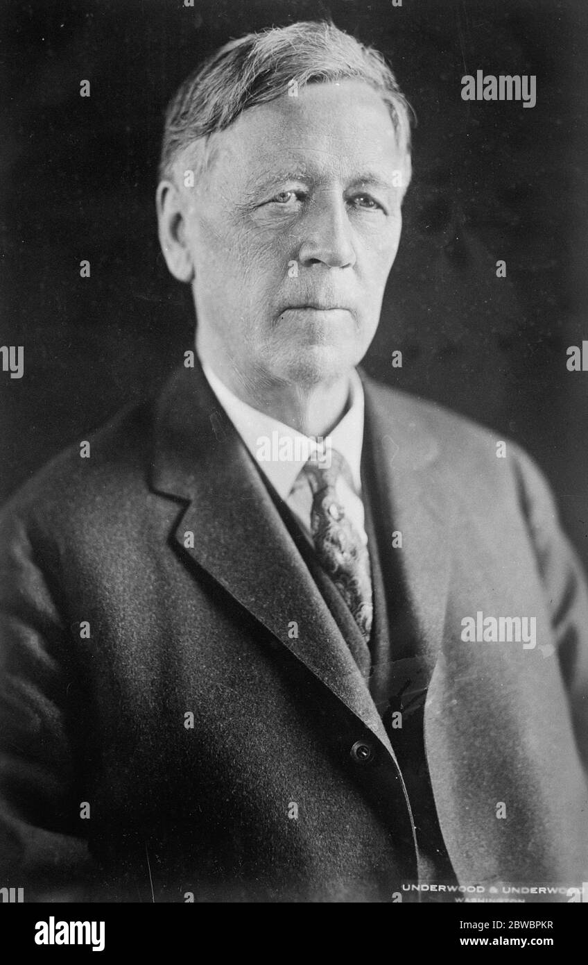 John G. Sargent , US-Generalstaatsanwalt . 1925 Stockfoto