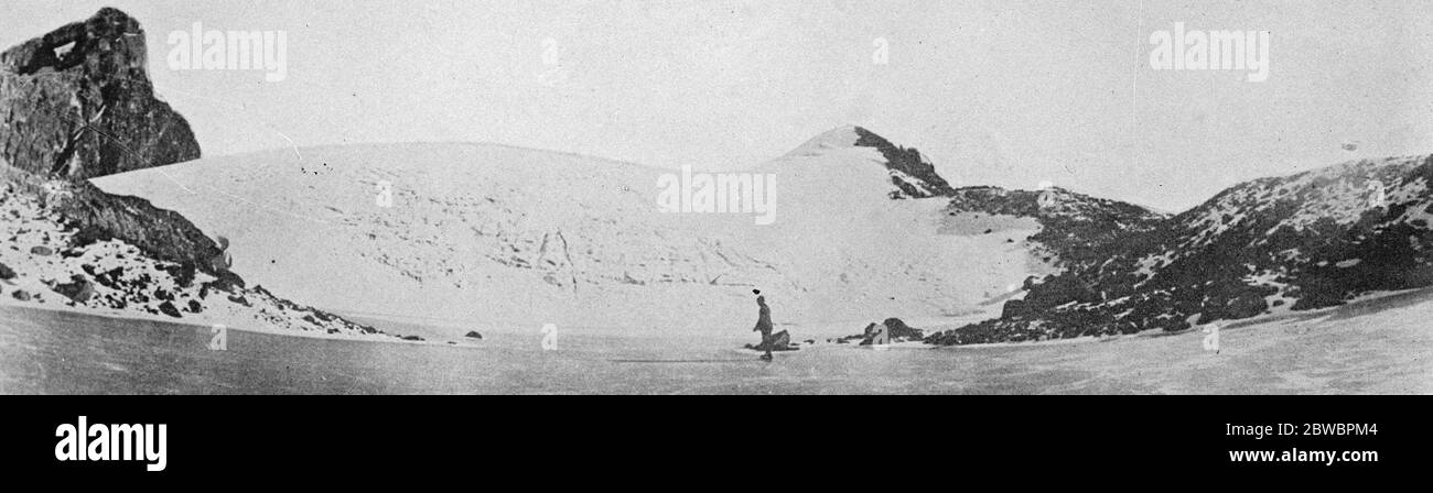 Wo der Herzog von York wird skaten. Kenias bemerkenswerter Winterurlaub genau am Äquator. Januar 1925 Stockfoto