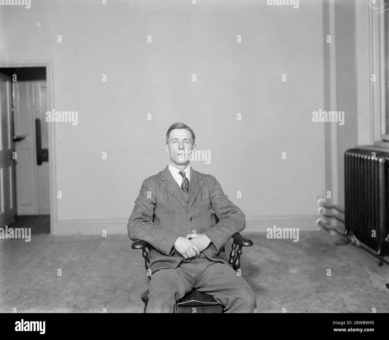 Gewinner des Rom-Stipendiums in Malerei . Herr Glyn O Jones , Gewinner des Rom-Stipendiums in Malerei . 15. Oktober 1926 Stockfoto