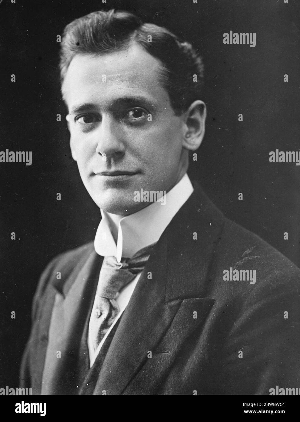 Schwere Erkrankung des Abgeordneten Charles Gulliver . Charles Gulliver, der bekannte Manager des London Palladium und London Theatres of Varieties, liegt nun schwer an Lungenentzündung. September 1925 Stockfoto