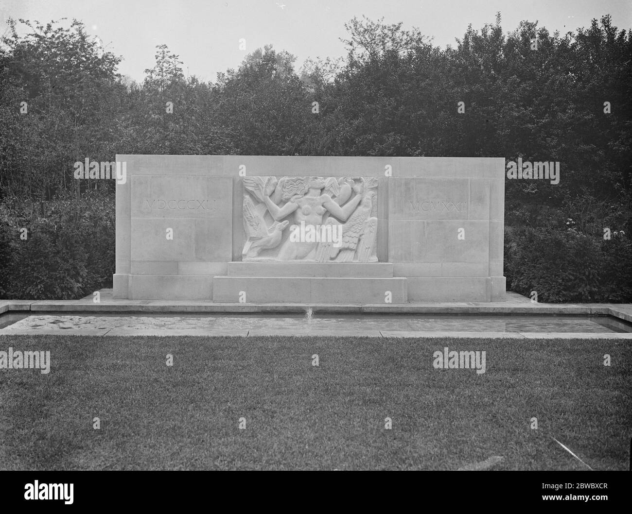 Das Hudson Memorial, das der Premierminister am 19. Mai 1925 im Hyde Park enthüllt hat Stockfoto