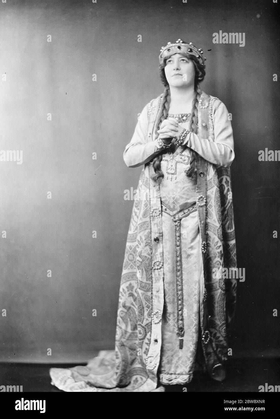 Miss Rachel Morton , die zum ersten Mal in der Oper in London auftreten wird , während der British National Opera Saison im Golders Green Hippodrome . 10. Januar 1927 Stockfoto