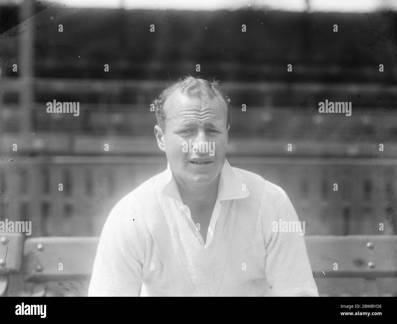 Henry John Enthoven von Middlesex County Cricket Club und Cambridge University Captain, posierte 1926 Stockfoto