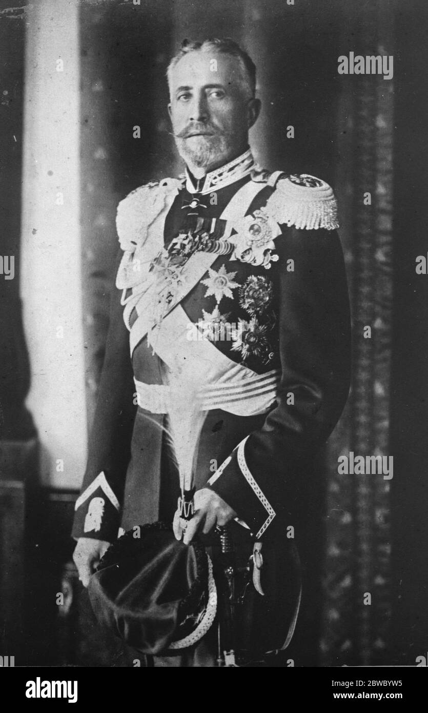 Der Großherzog Nikolaus , der angeblich schwer krank 8 Januar 1926 Stockfoto