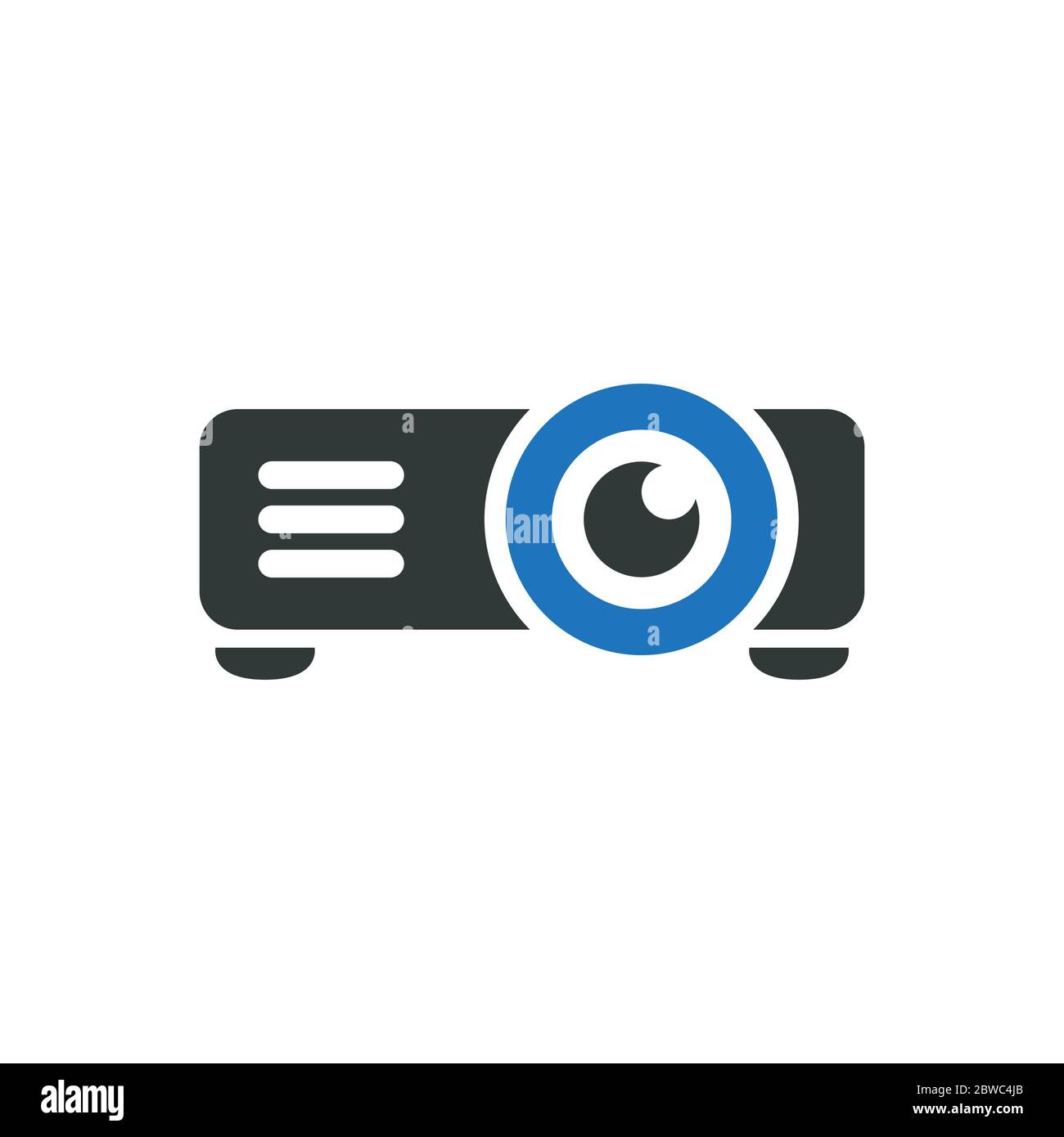 Projektor-Symbol Stockfoto