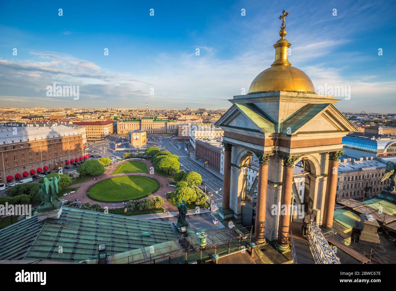 Stadt Sankt Petersburg in Russland Stockfoto