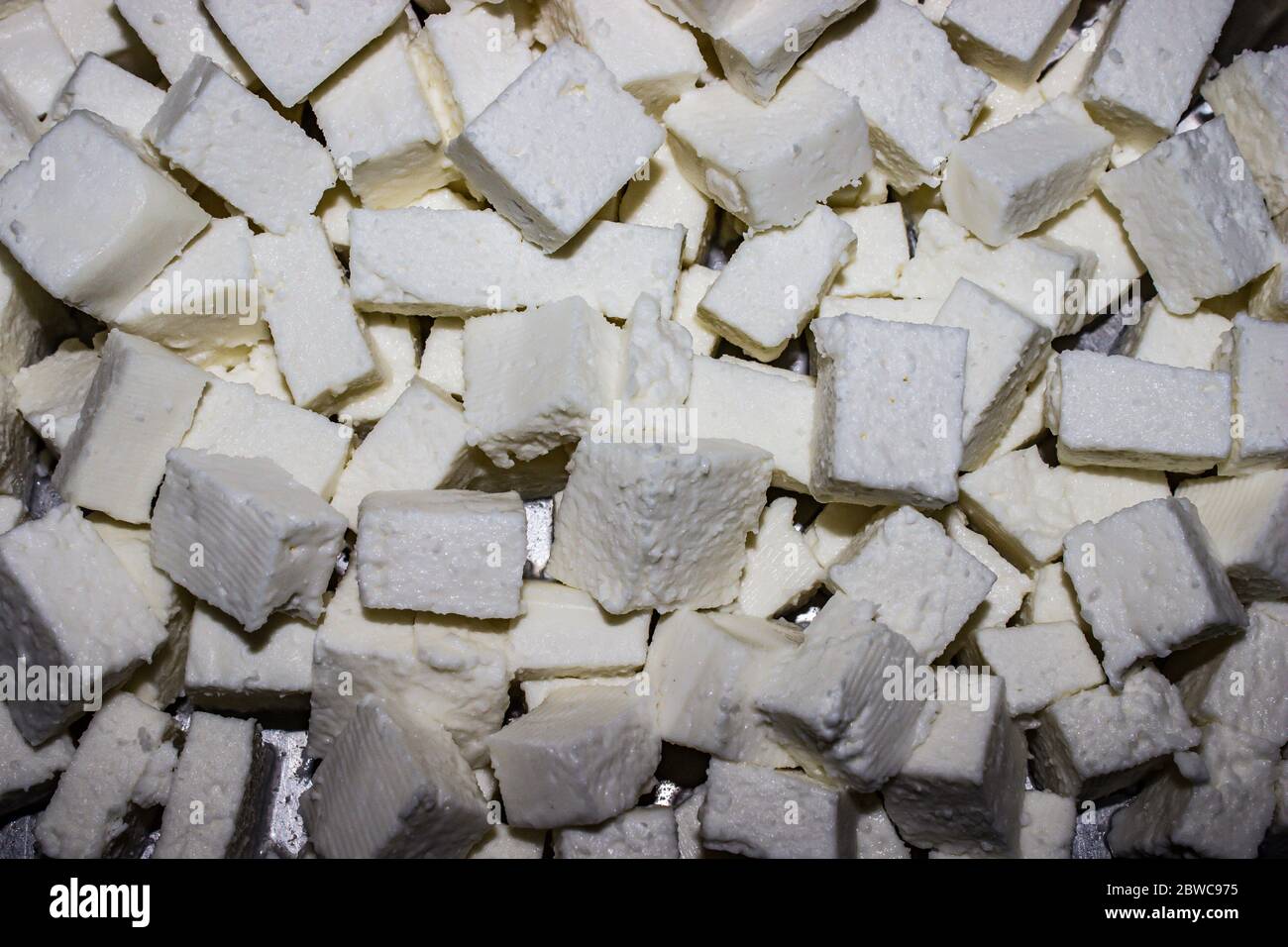 Ein Bild von Paneer Rezept Stockfoto