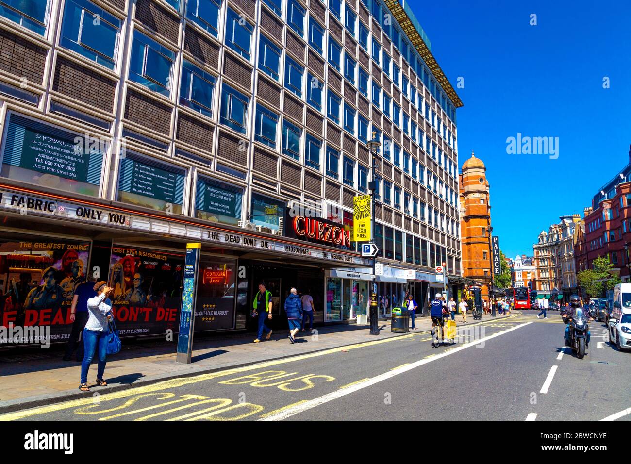 Curzon Soho Cinema in der Shaftesbury Avenue, London, Großbritannien Stockfoto