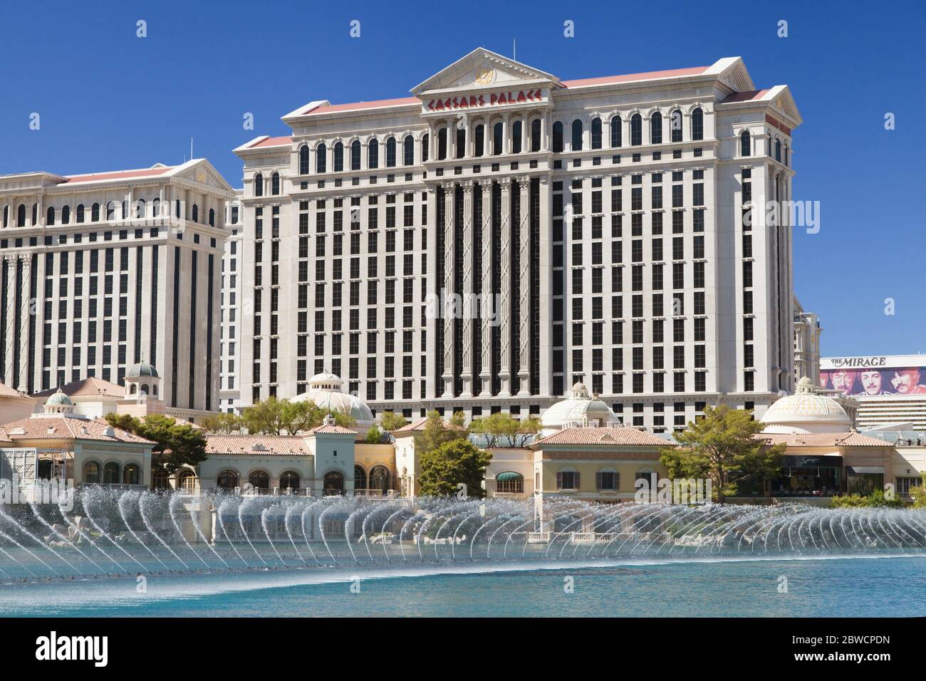 Las Vegas, Nevada - 29. August 2019: Caesars Palace Hotel and Casino in Las Vegas, Nevada, USA. Stockfoto