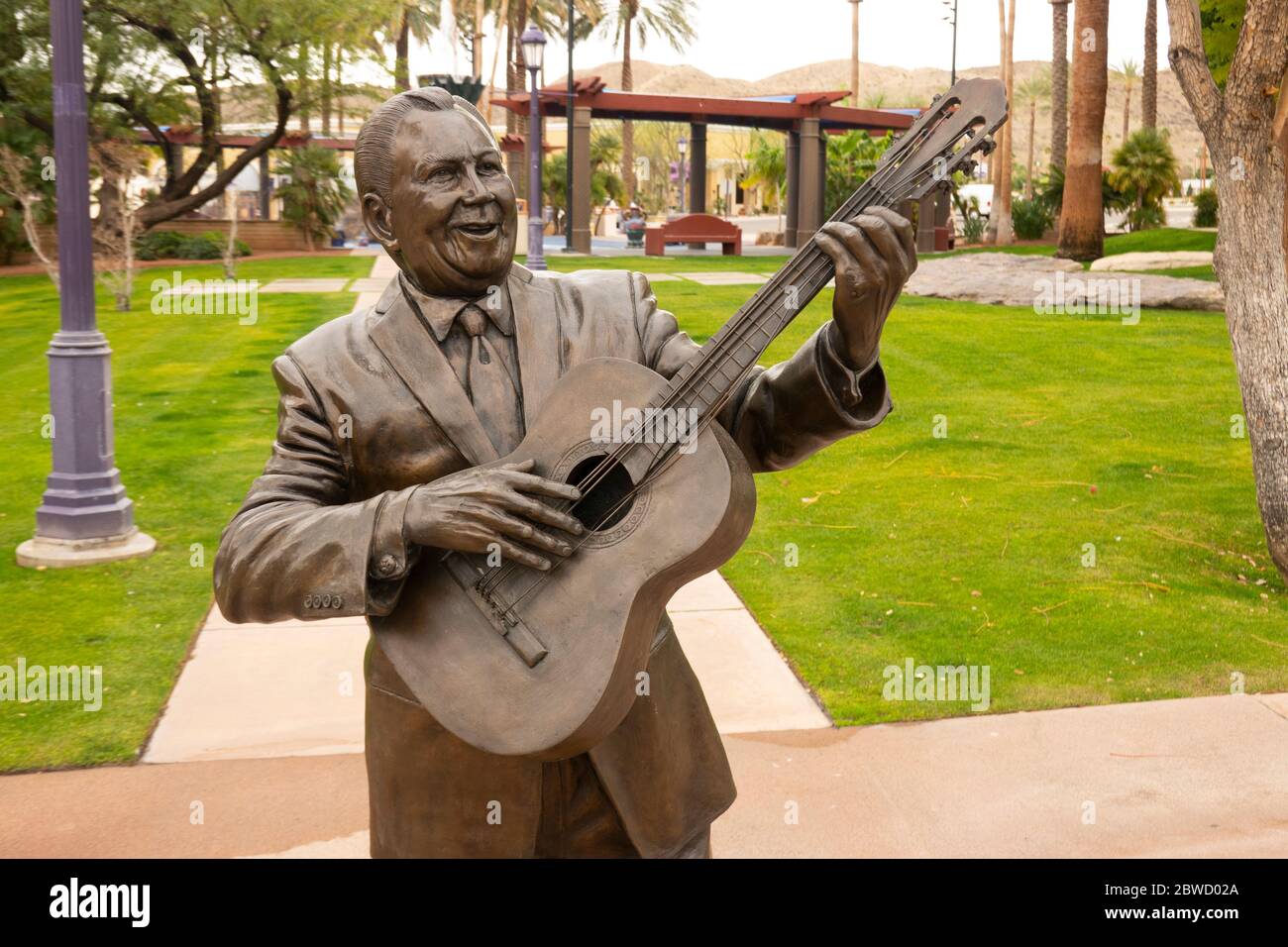 Eduardo Lalo Guerrero Statue Kathedrale Stadt Kalifornien Stockfoto