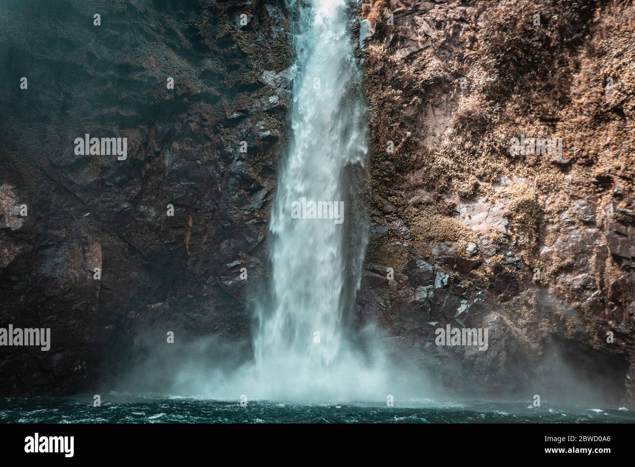 Wasserfall in Batad Banaue Ifugao Stockfoto