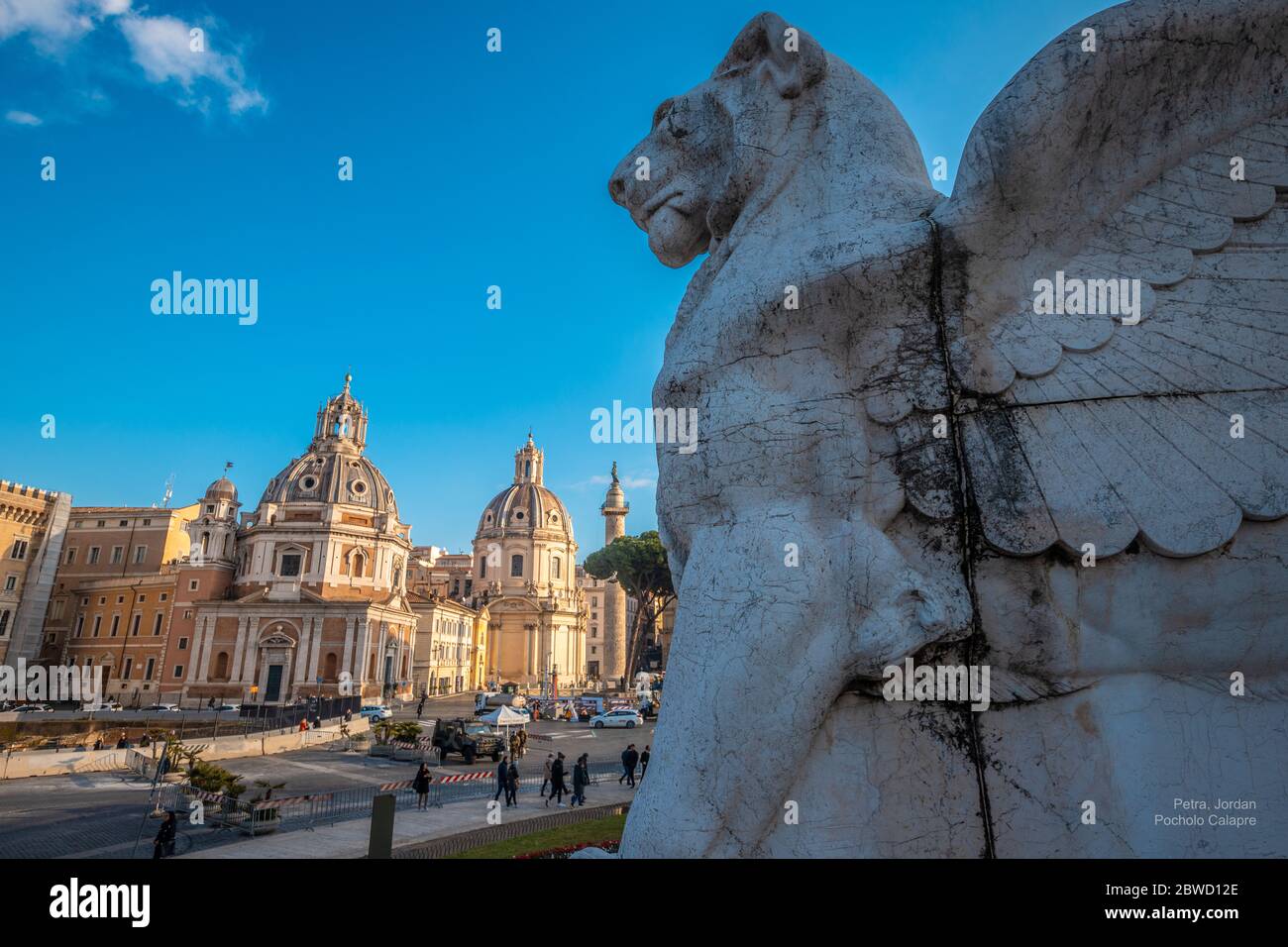 Altstadt von Rom in Italien Stockfoto