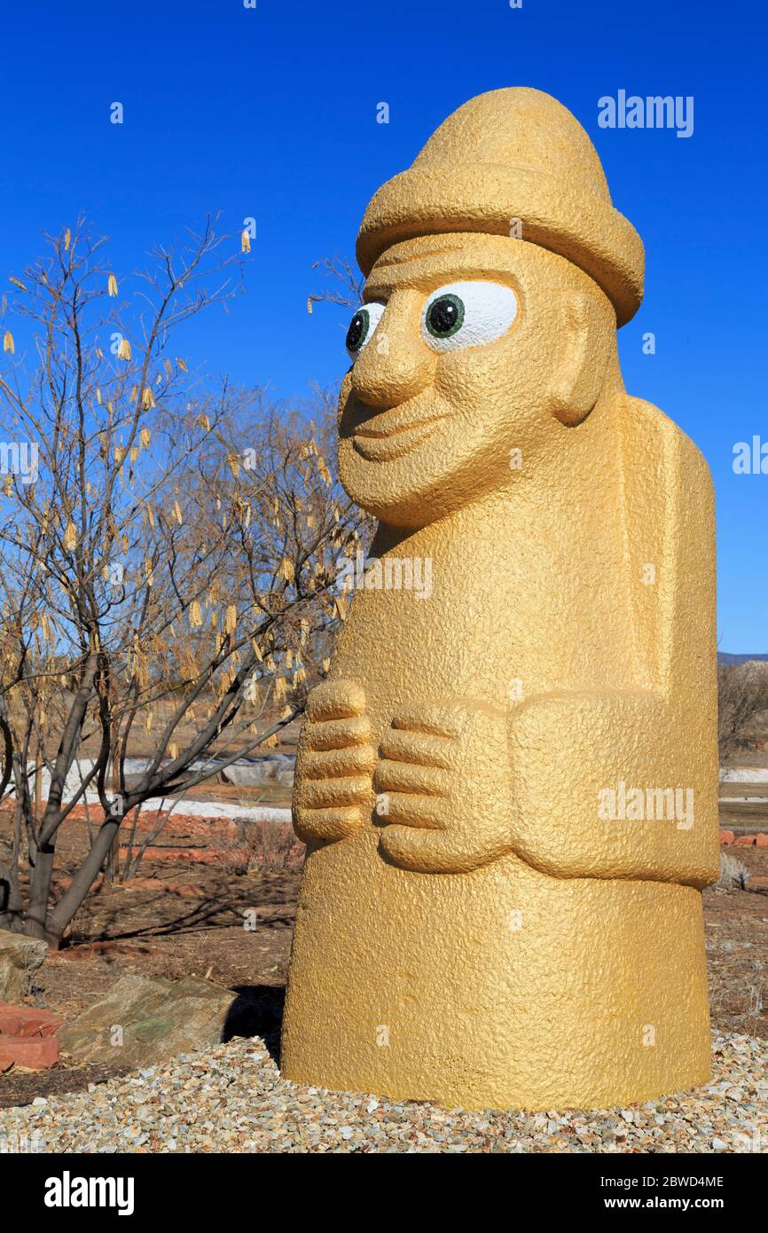 Dol Harubang Statue im Mago Earth Park, Cottonwood, Arizona, USA Stockfoto
