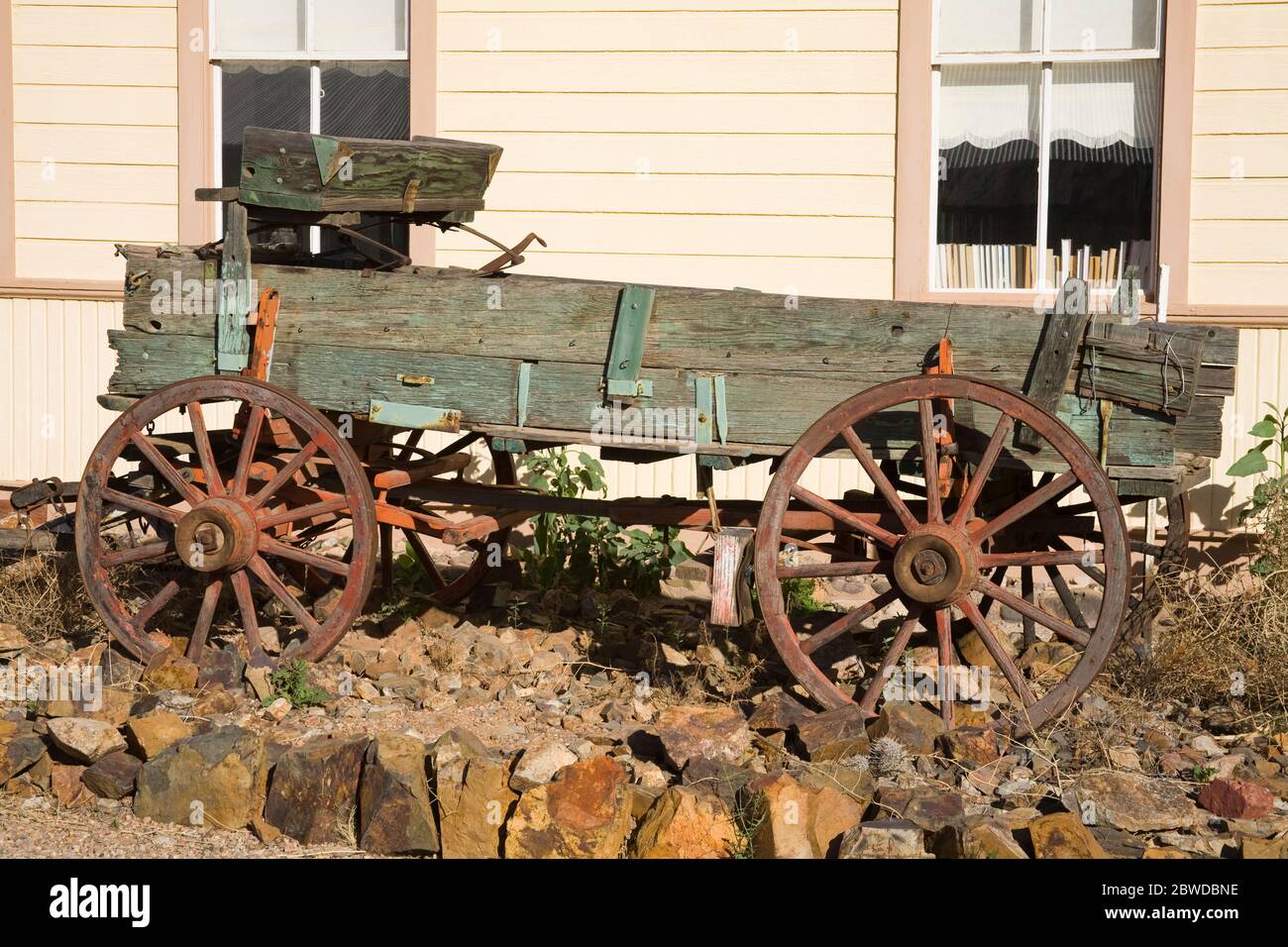 Wagon, Tombstone, Cochise County, Arizona, USA Stockfoto