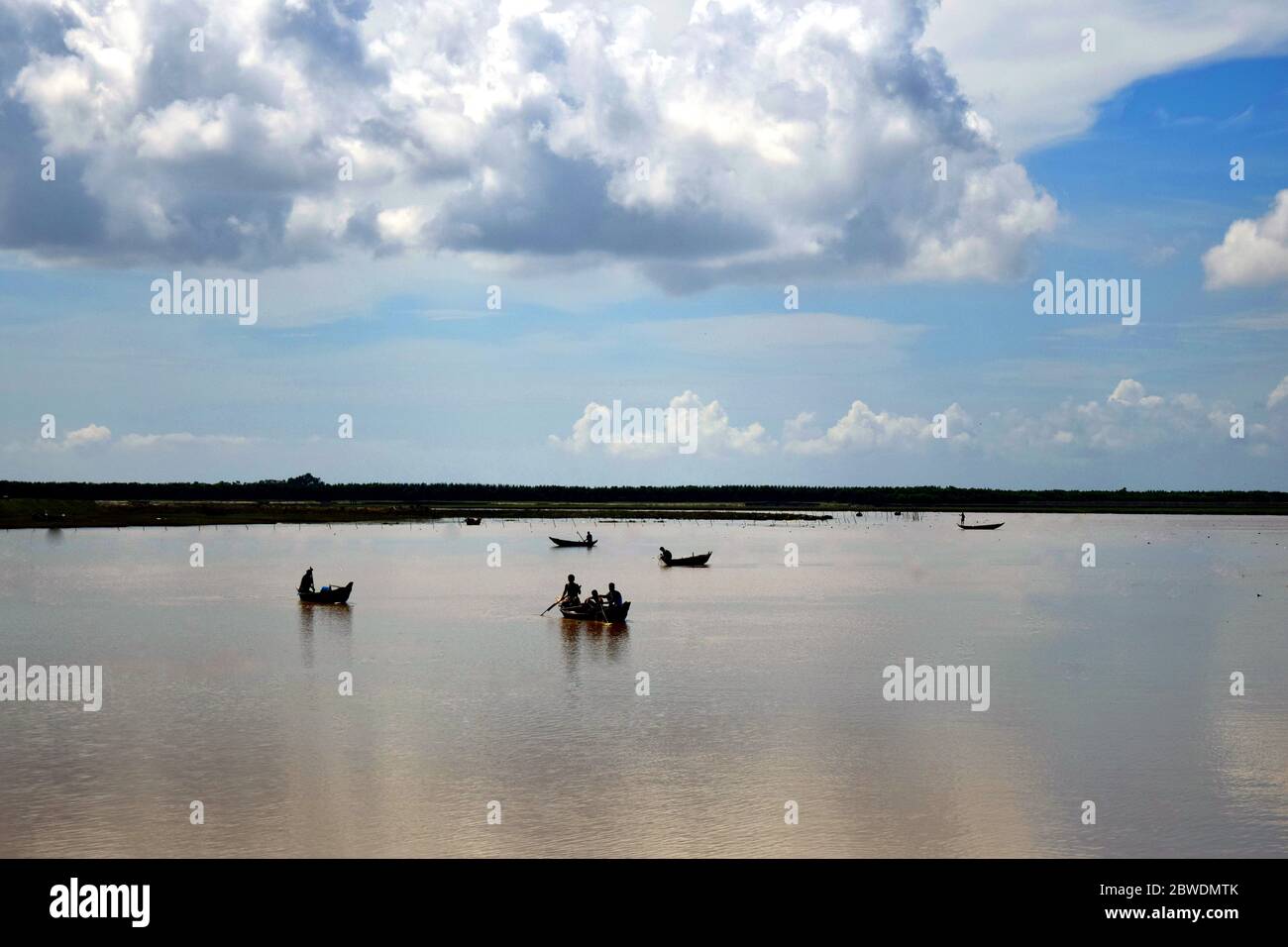 Schöne asiatische Fluss Natur und Schönheit Stockfoto