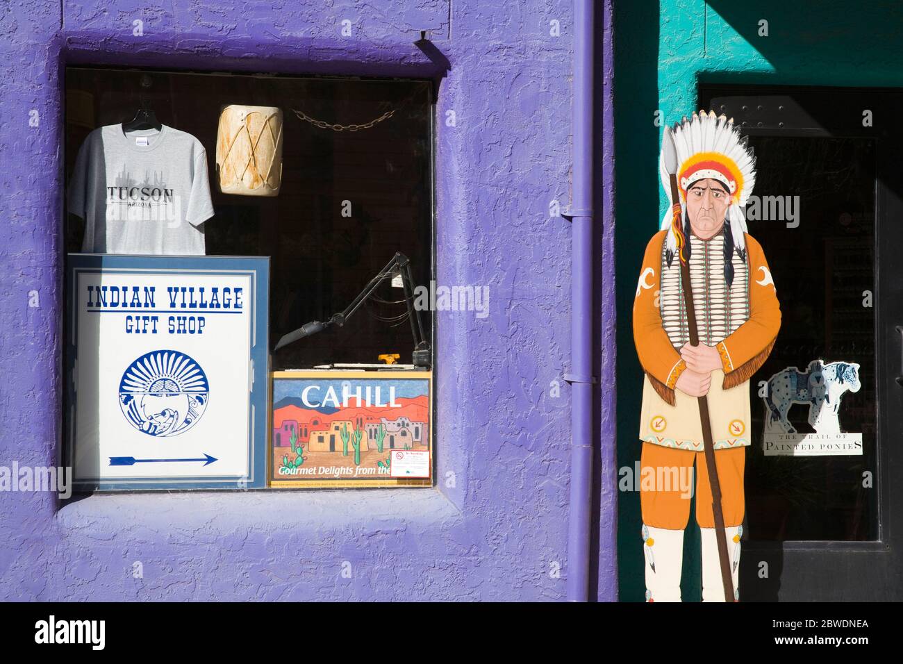 Indian Village Gift Shop, La Placita Village, Tucson, Arizona, USA Stockfoto