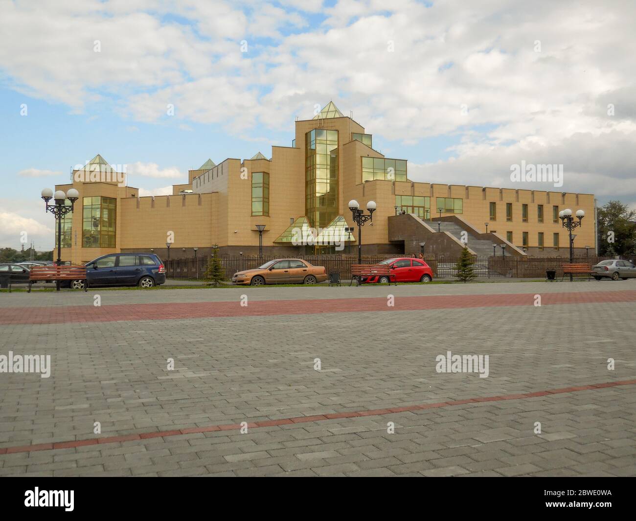 tscheljabinsk, russland 06 06 2019: Gebäude des Stadtmuseums Tscheljabinsk in Russland. Stockfoto