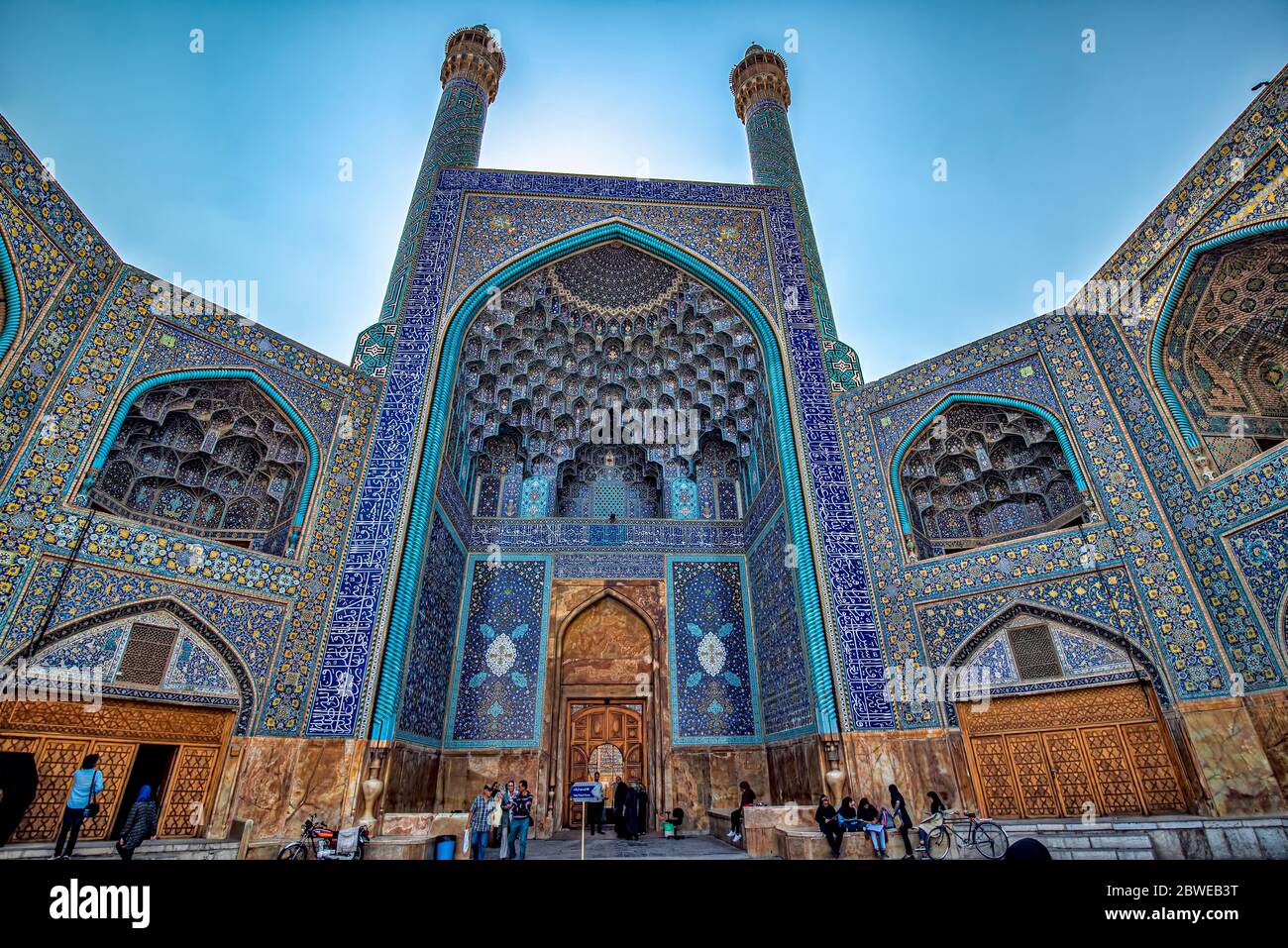 Iwan der Imam-Moschee, Isfahan, Iran Stockfotografie - Alamy