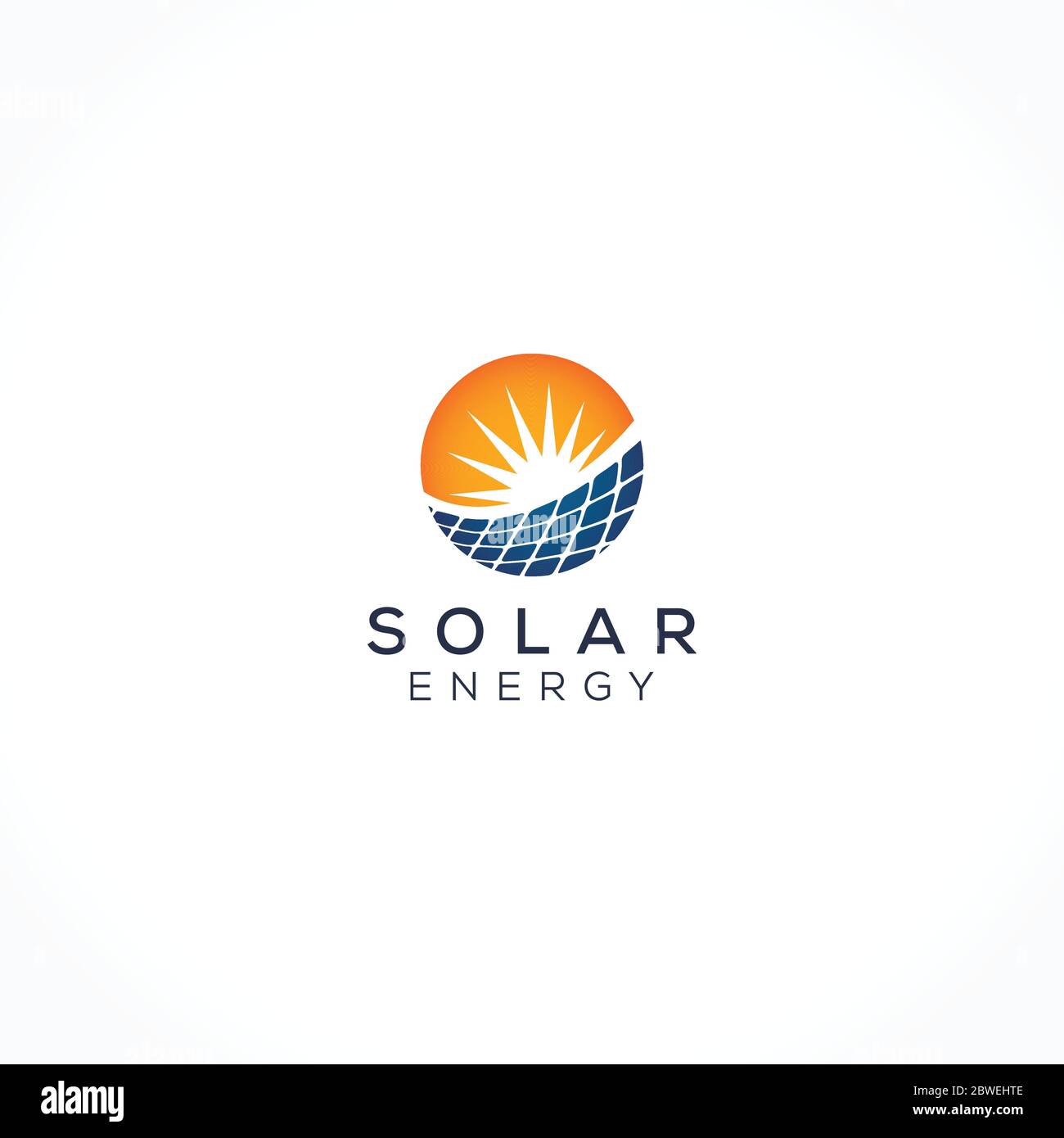 Logo „Sun Solar Energy Power“ Stock Vektor