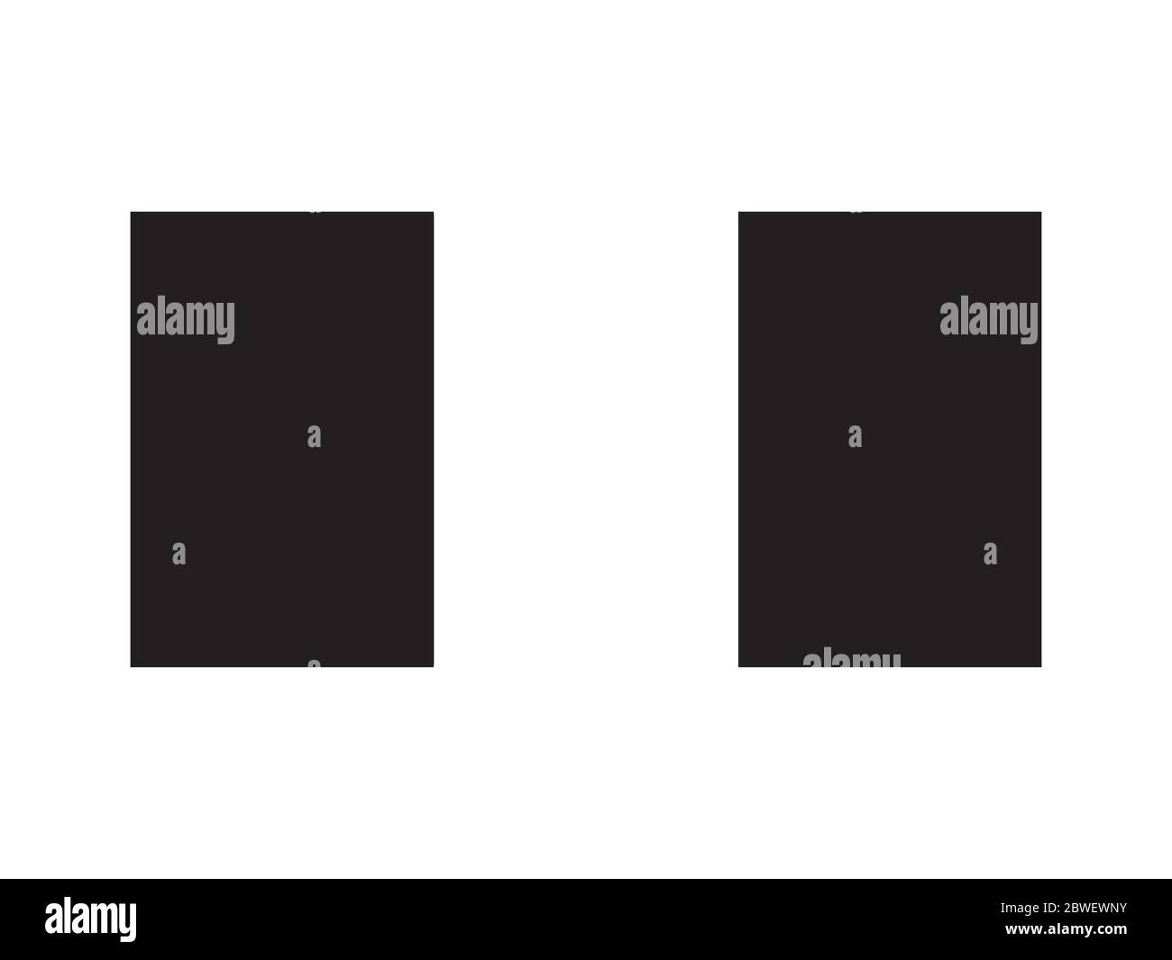 Irland Flagge Schwarz und Weiß. Banner Mit Landeszeichen. EPS-Vektordatei für Schwarzweiß-Graustufen. Stock Vektor