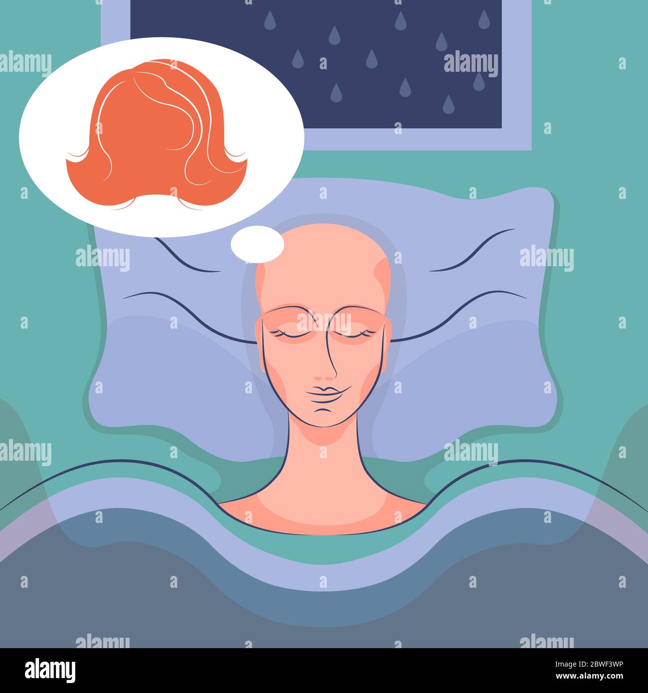 Haarlos Stock Vektorgrafiken Kaufen Alamy